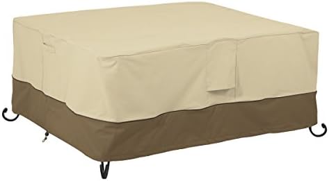 Classic Accessories Veranda Water-Resistant 56 Inch Rectangular Fire Pit Table Cover, Outdoor Table Cover by ClassicAccessories
