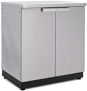 NewAge Products Classic Series 32-Inch Stainless Steel 2-Door Outdoor Kitchen Cabinet - 23" D x 32" W x 36.5" H - Image 3