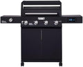 Monument Grills Denali Series, 4+1 Liquid Propane Gas Smart BBQ Grill, 4 Burners & 1 Side Burner Denali 425 with Smart Technology and Knob Controls, Black by MonumentGrills