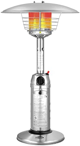 Giantex Outdoor Propane Patio Heater, 11,000 BTU Portable Tabletop Heater by Giantex