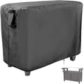Prep Table Cover for Outdoor Bar Table, 72inch Outdoor BBQ Cart Cover Bar Tool Cart Covers Cooler Covers - 72"L×29"W×43"H, Black by Andacar