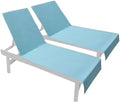 COTTON CRAFT Pool Lounge Chair Cover - 2 Pack - Blue by COTTONCRAFT
