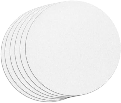 30 PCS Silver Paper Placemats Round Place Mat Glitter Disposable Paper Charger Doilies Tablemats for Birthday Bachelorette Party Wedding Dinner Table Decor(13x13inch) by timecity