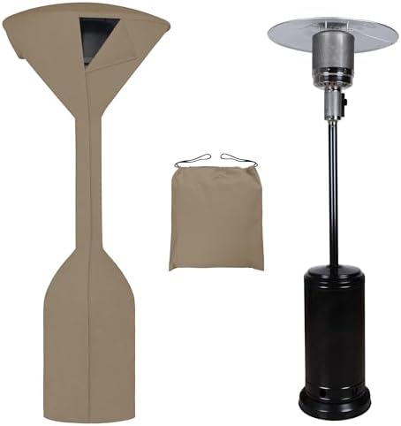 Easy-Going Stand-Up Patio Heater Cover, 95"H x 34"D x 19"B, Camel by Easy-Going