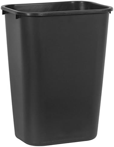 Rubbermaid Commercial Products Wastebasket, Black, 10.25-Gallon, 4 Pack - Image 3