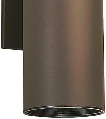 Kichler Cylinders 15" 2-Light Outdoor Cylinder Wall Sconce in Architectural Bronze, (15" H x 5.75 W), 9246AZ - Image 5