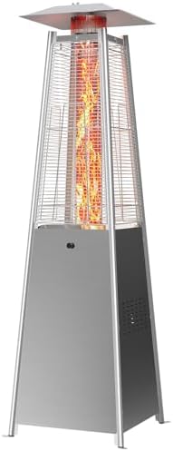 OLIXIS 42000 BTU Pyramid Patio Heater, Outdoor Heater by OLIXIS