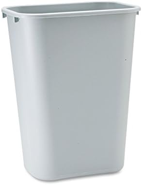 Rubbermaid Commercial Products Wastebasket, Gray, 10.25-Gal, Pack of 12 by RubbermaidCommercialProducts
