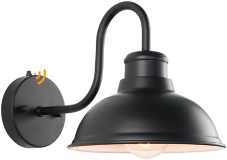 Dusk to Dawn Barn Lights Outdoor Wall Light 8" Exterior Lighting Fixtures by LPRZSG