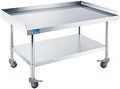 48" x 24" Rolling Equipment Stand, Locking Casters, Undershelf, NSF by ExpressKitchQuip