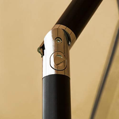 Sunnyglade 7.5' Patio Umbrella Outdoor Table Umbrella Tilt Crank Tan - Image 6