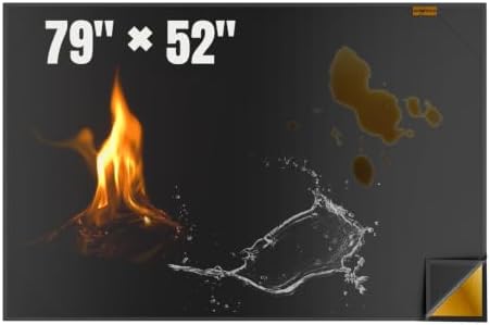 SHINESTAR 79×52 Inch Under Grill Mats for Outdoor Grill for Protection by SHINESTAR