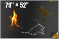 SHINESTAR 79×52 Inch Under Grill Mats for Outdoor Grill for Protection by SHINESTAR