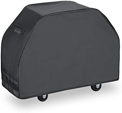 Grill Cover 60 Inch, Heavy Duty Waterproof BBQ Cover, Gas Grill Cover for Weber, Char-Broil, Brinkmann, 60" W x 23" D x 42" H by KOLIFEKLIFE