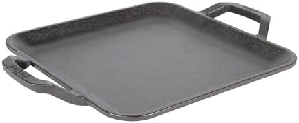 Lodge Chef Collection 11 Inch Pre-Seasoned Cast Iron Square Griddle by Lodge