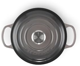 Le Creuset Enameled Cast Iron Round Dutch Oven, 2 qt., Oyster - Image 4