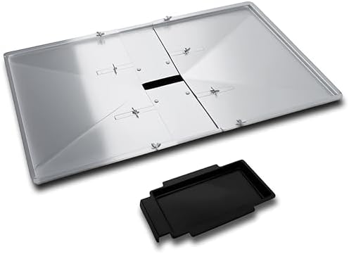 Adjsutable Grease Tray for Gas Grill (27-30 inches), Fits 4/5 Burner Grills from Nexgrill, Dyna Glo, Backyard Grill, BHG, Uniflame & Others, Universal Drip Tray with Catch Pan by Unknown
