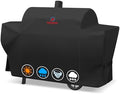 Grill Cover for Oklahoma Joe's Longhorn Combo Grill - 600D Premium BBQ Cover Waterproof & Heavy Duty for Oklahoma Joe's Charcoal Gas Smoker Combo, 69" L x 25" W x 43" H by MCOMNOVAOUTDOORS