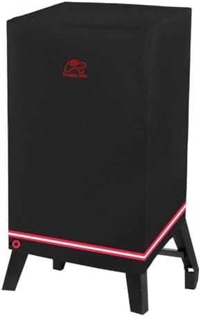 Turtle Life 40 Inch Smoker Cover for Masterbuilt ThermoTemp XL Propane Smoker, Waterproof Heavy Duty Outdoor Smoker Grill Cover 28”W x 23”D x 42”H inch, Black by TurtleLife