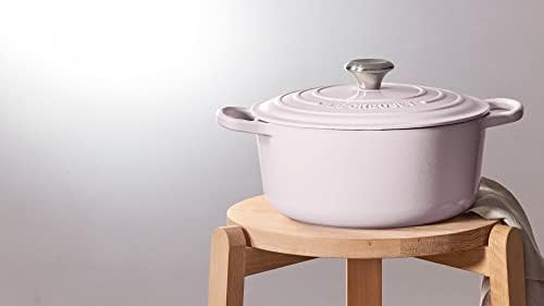 Le Creuset Enameled Cast Iron Round Dutch Oven, 5.5 qt., Shallot - Image 5