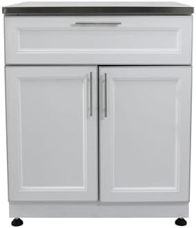 Blue Sky Outdoor Living White Shaker 3-Piece Outdoor Kitchen Combo Set 10 – Weatherproof Modular Storage Cabinets - Image 3