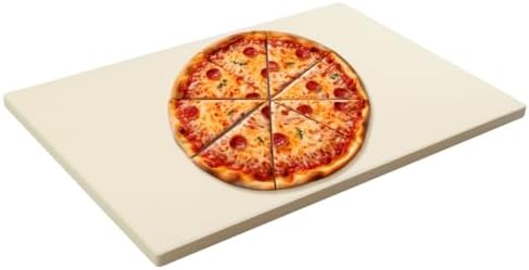 Extra Large 24 x 17 3/4 Inch Rectangular Pizza Stone for Oven and Grill by BTCDR