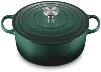 Le Creuset Enameled Cast Iron Round Dutch Oven, 5.5 qt., Artichaut/Crucible by Unknown