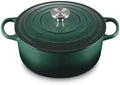 Le Creuset Enameled Cast Iron Round Dutch Oven, 5.5 qt., Artichaut/Crucible by Unknown