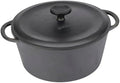 GoodCook Pre-Seasoned Cast Iron Dutch Oven, 5-Quart, Black by GoodCook