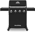 Broil King, 865057, Crown 410, Natural Gas (NG), 4-Burner, Black-410 by BroilKing