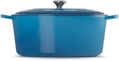 Le Creuset Enameled Cast Iron Oval Dutch Oven, 15.5 qt., Marseille - Image 4