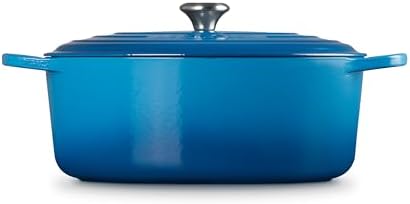 Le Creuset Enameled Cast Iron Oval Dutch Oven, 9.5 qt., Marseille - Image 4