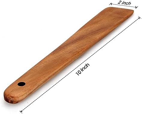 Wooden Spatula for Kitchen Utensil Spurtle Kitchen Tool Teak Wood Spatula - Image 5