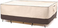 F&J Outdoors Patio Furniture Cover, Beige + Coffee, 62"W x 42"D x 27.5"H by FJOutdoors