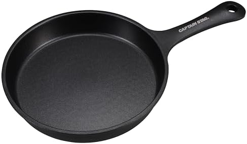 Captain Stag UG-3096 Kitchen Utensils, Frying Pan, Aluminum, Skillet, 7.1 inches (18 cm), Induction Compatible, Fluorine Resin Processing, No Seasoning Needed by Unknown