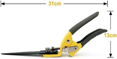 JARDINEER Sharp Grass Shears, Grass Clippers Handheld, Manual Grass Cutter Edging Shears for Lawn Garden - Image 7