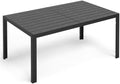 PIZZELLO Patio Dining Table for 6, 59" Rectangular Outdoor Patio Tables by PIZZELLO
