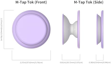 Sinjimoru Magnetic Phone Grip for MagSafe, Soft Silicone, Lavender - Image 6