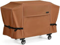 NettyPro Griddle Cover for Blackstone 28 inch Griddle Waterproof Heavy Duty 2 Burner Flat Top Gas Grill Cover 28" Cooking Station Camping, Brown by NettyPro