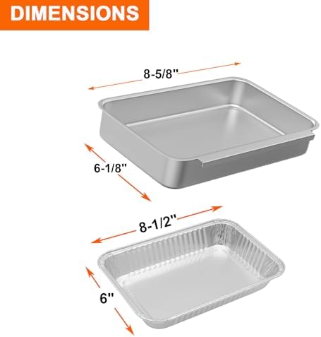 BBQ Future 93305 83156 Grill Grease Tray for Weber Spirit 200/300 Genesis and Genesis II 200/300 Series, 7515 Grease Catcher Tray with 10 Pack Drip Pan Liners Replacement Part for Most Weber Gas Grill - Image 6