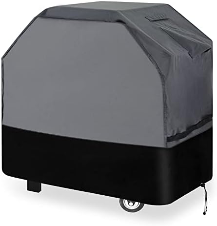600D Oxford Heavy Duty BBQ Grill Cover 61Wx26Dx45H, Water Resistant by Waykea