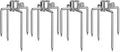Onlyfire 6004 Grill Rotisserie Meat Forks(1-Pair)- Fits 5/16 Inch Square Spit Rods (Pack of 2) by onlyfire
