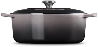Le Creuset Enameled Cast Iron Oval Dutch Oven, 6.75 qt., Oyster - Image 4