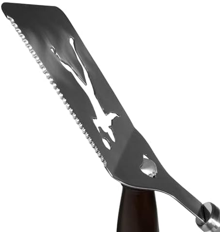 Siskiyou Sports NCAA LSU Tigers 3 pc Steel BBQ Tool Set, One Size, Team Colors - Image 5