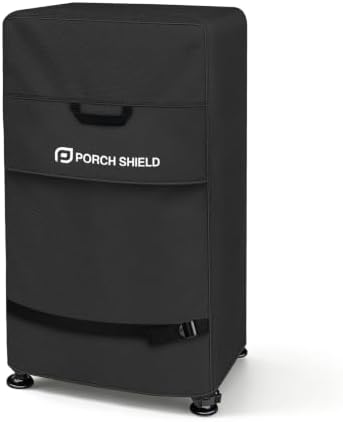 Porch Shield 30 inch Outdoor Smoker Cover 23W x 21D x 35H inch, Black by PorchShield