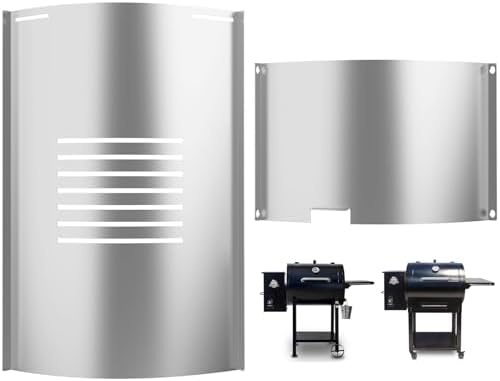 Flame Broiler Slide Cover & Bottom Kit for Pit Boss Parts Replacement 700 SER Pellet Grills PB700FBW2 PB700S PB700SC PB700D PB700FB PB700FBW1 PB700R1 Pit Boss 700 Classic Accessories Stainsteel Steel by PETKAO