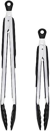 OXO Good Grips 2-Piece Tongs with Nylon Heads Set by Unknown