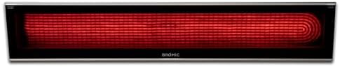 Bromic Platinum Smart Heat 4500W Electric Patio Heater - Radiant Infrared, 208V, Black Finish - BH3622004 by BromicHeating