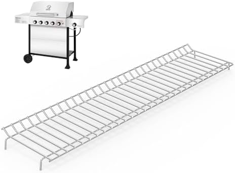 Elevated Warming Rack for Royal Gourmet GA5401T 5-Burner – Stainless Steel by SafBbcue