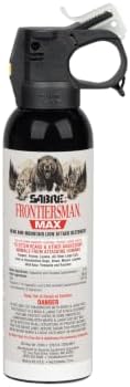 SABRE Frontiersman MAX Bear Spray, EPA Registered for 9 Animal Species by Unknown